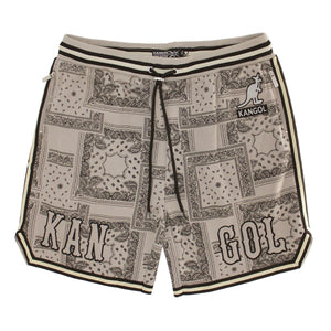 Kangol Boxed Out Paisley Shorts - Taupe