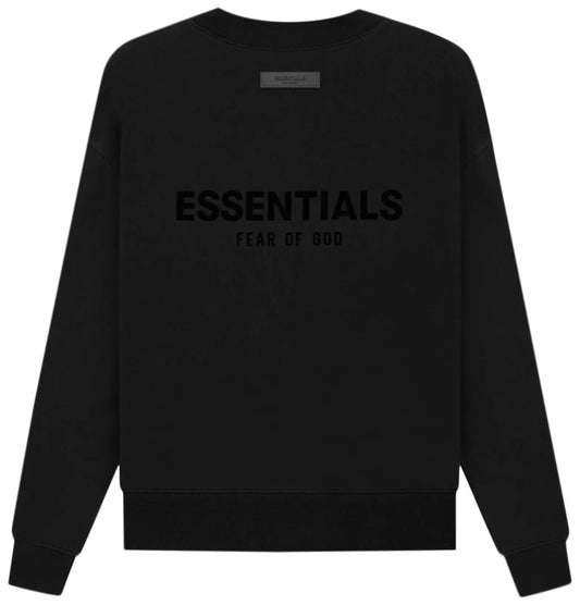 ESSENTIALS crewneck - noir/noir