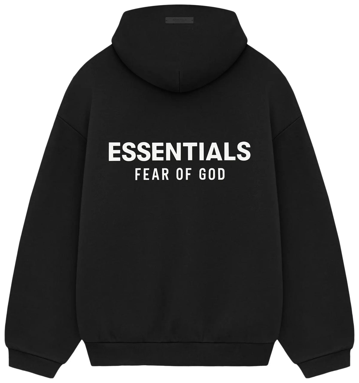ESSENTIALS FOG HOODIE BLACK FW24