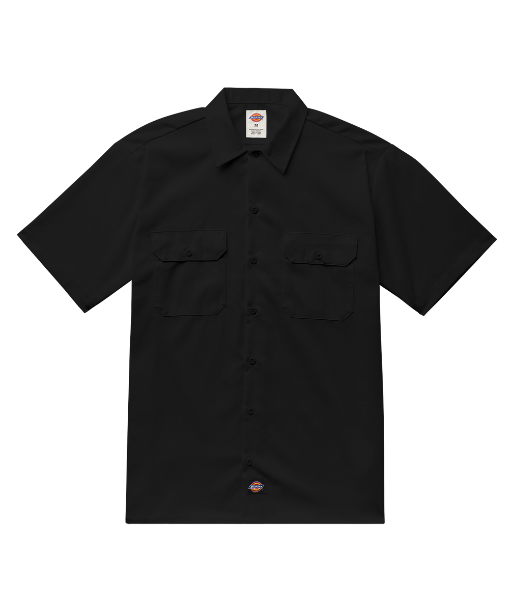 Short Sleeve Work Shirt Black Quebec Streetwear