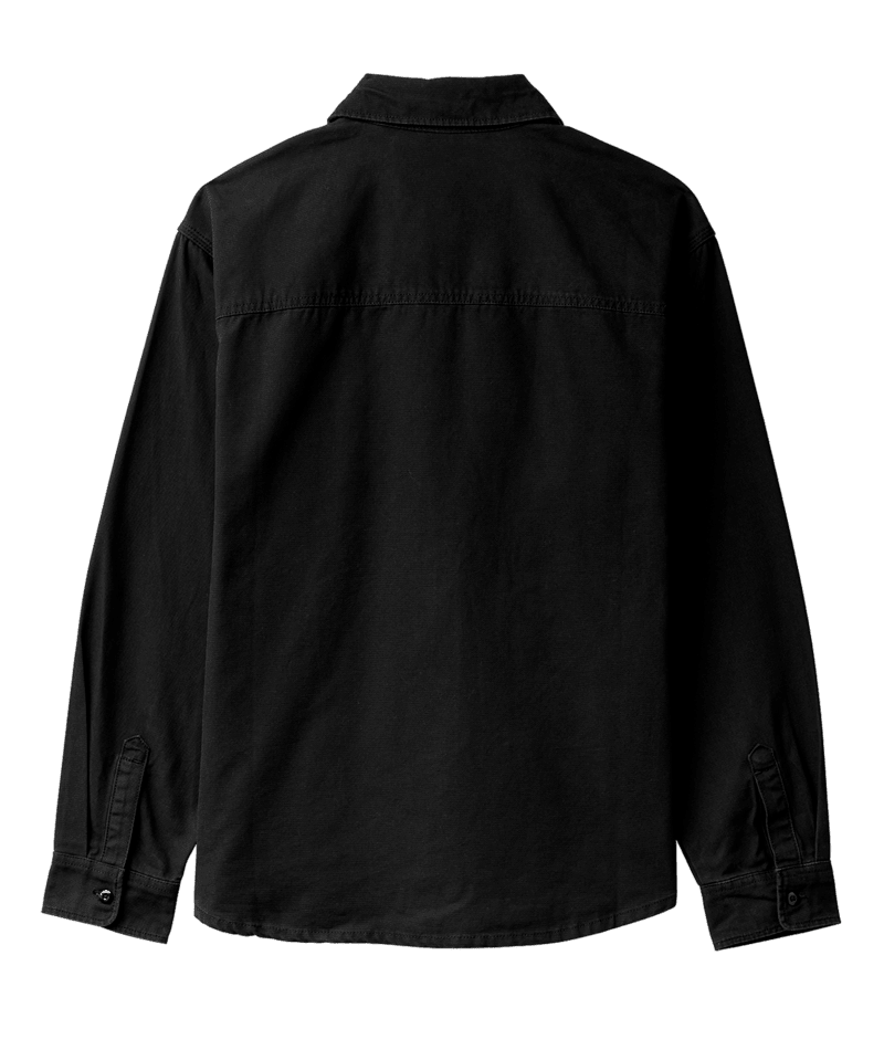 Long sleeve canvas shirt - Black