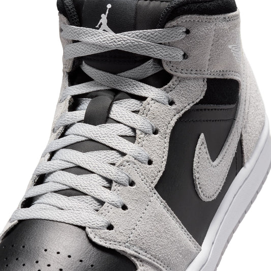 Air Jordan 1 Mid - LT SMOKE GREY/WHITE-BLACK