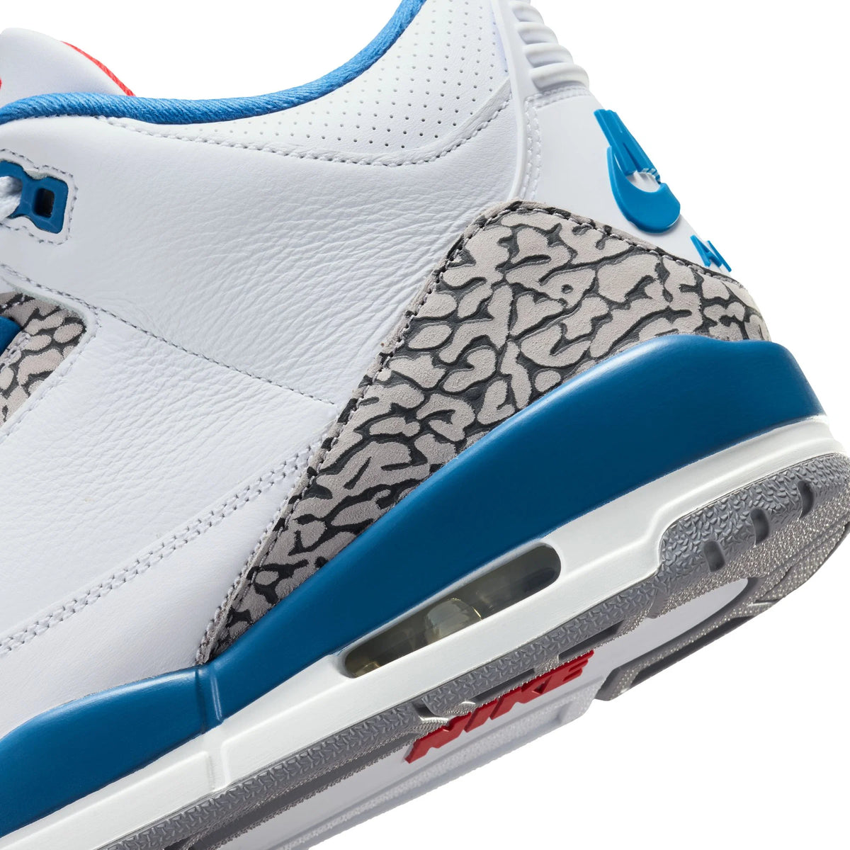 Air Jordan 3 Retro "True Blue" - Blanc/True Blue/Fire Red