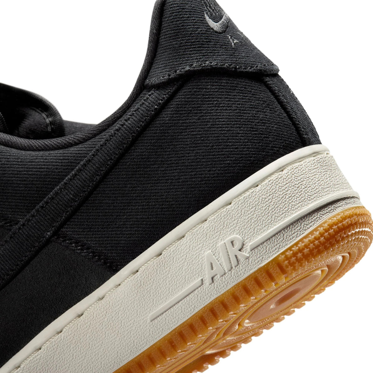 Nike Air Force 1 '07 DENIM - BLACK/SMOKE GREY