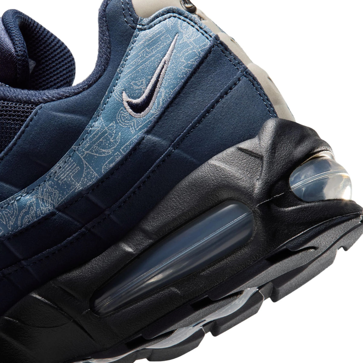 Nike Air Max 95 Big Bubble - OBSIDIAN-WORK BLUE-WHITE
