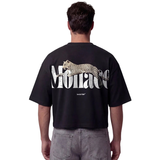 THE LEOPARD TEE - Black