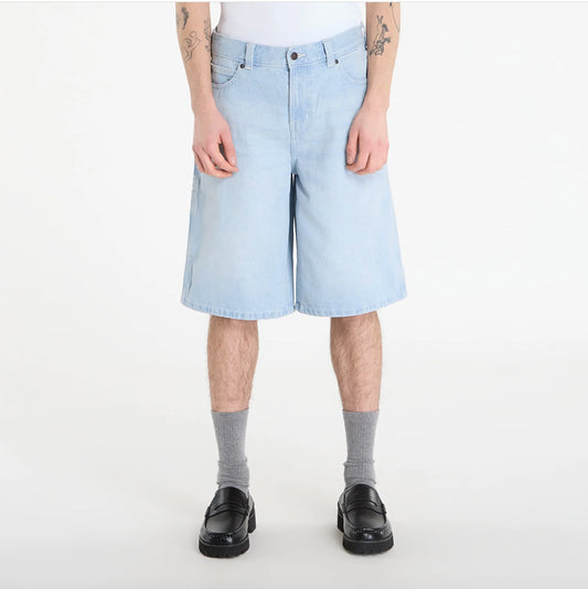 958 13-Inch loose short jeans - FOG BLUE