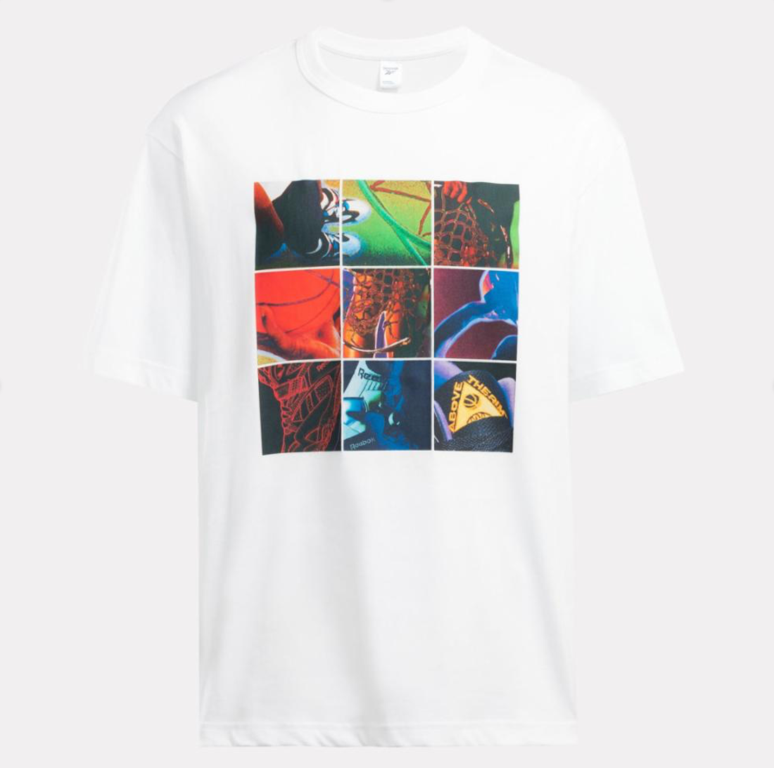 Above The Rim Collage T-Shirt - White