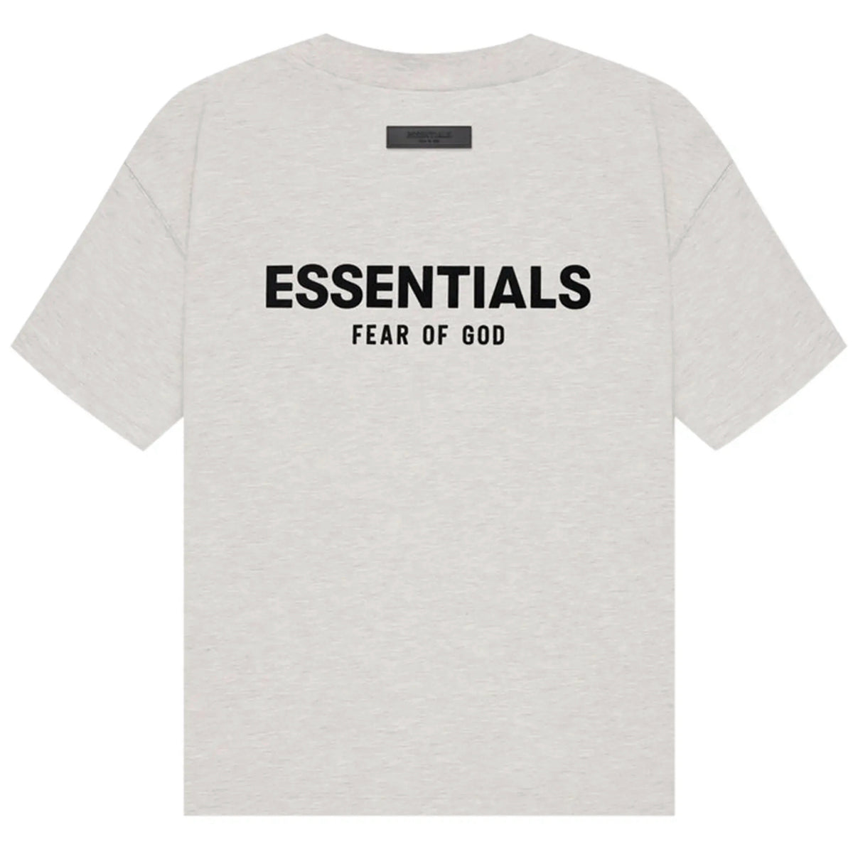 ESSENTIALS FOG T-SHIRT LIGHT HEATHER OATMEAL SS22