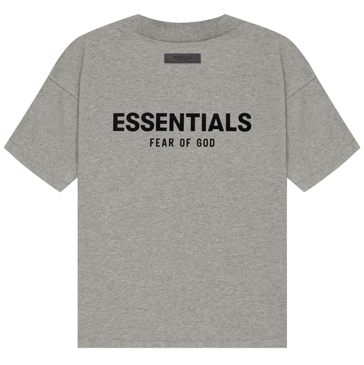 ESSENTIALS FOG T-SHIRT DARK HEATHER OATMEAL SS22