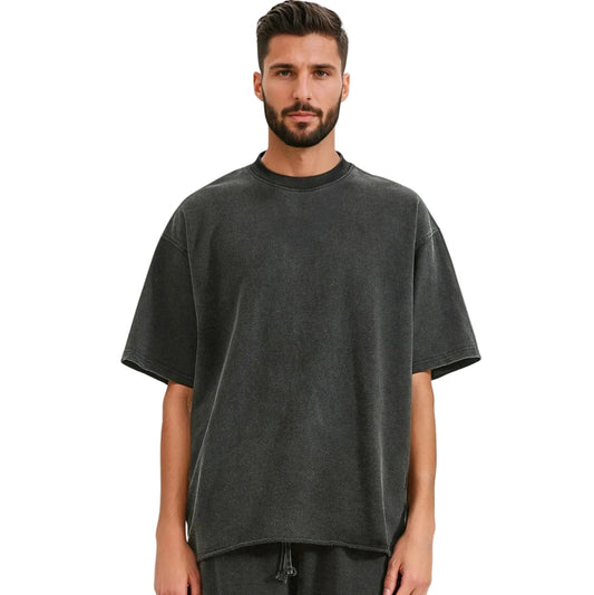 T-shirt CELEBRINI LEGACY BLUR - noir délavé