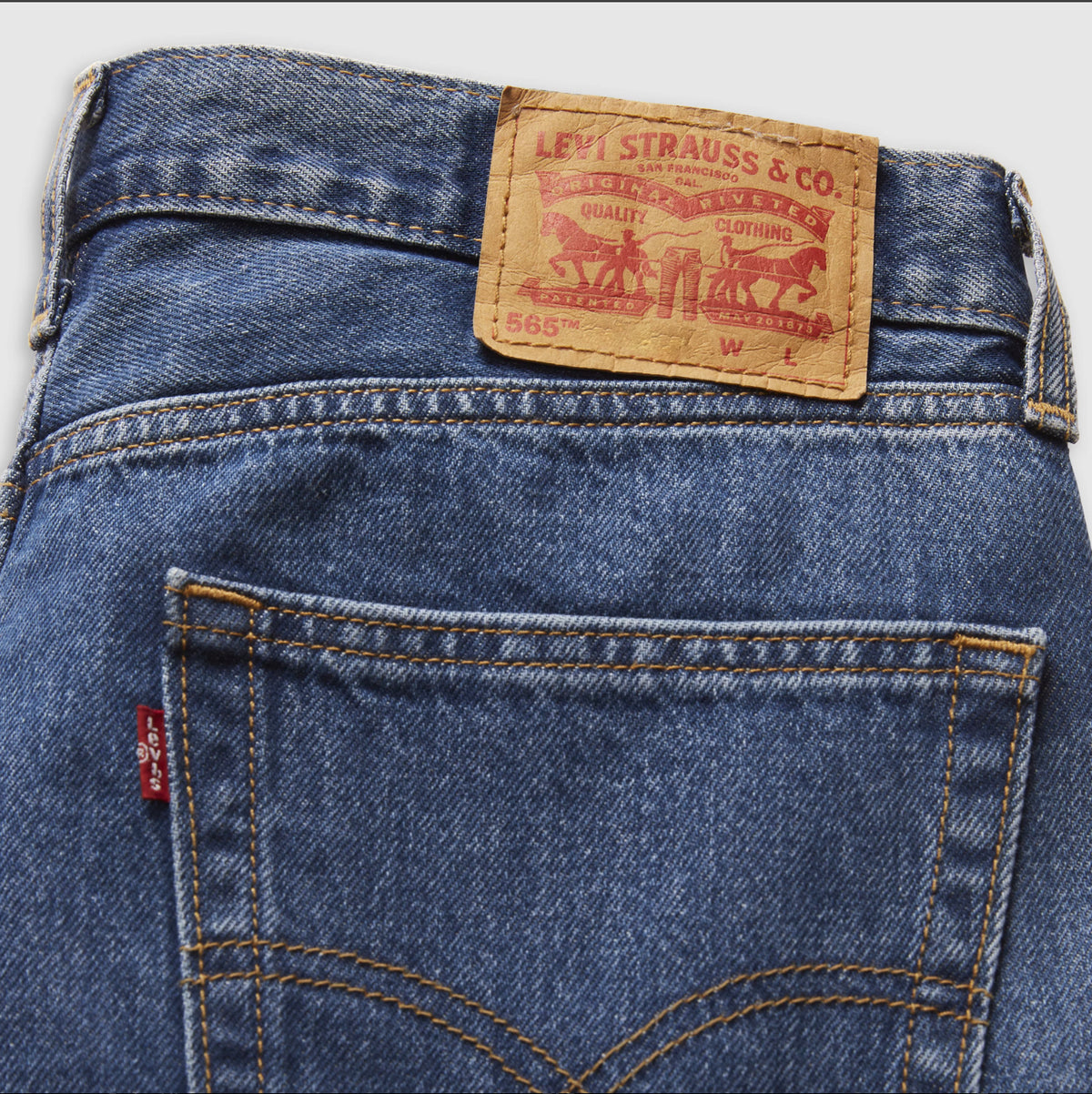 Jeans 565™ Lousse Droit Levi’s - Bleu moyen foncé