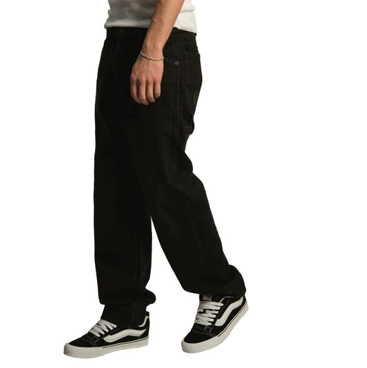 Relaxed utility jeans - Black