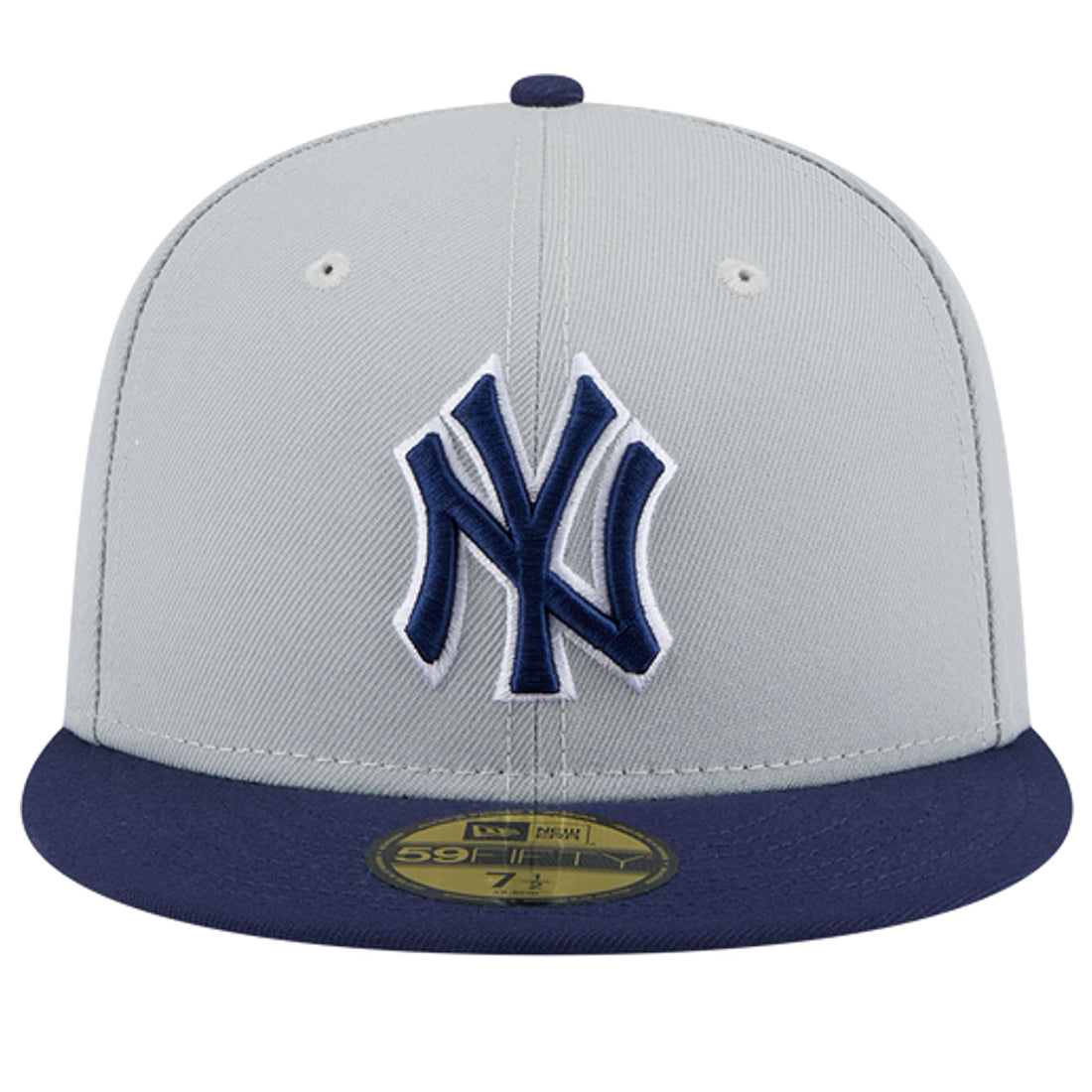 New York Yankees Color 59FIFTY Fitted Hat - Silver Light Navy