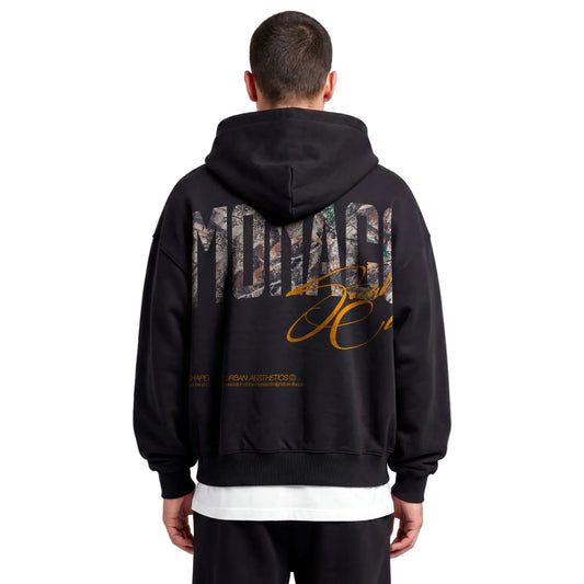 Zip-UP Monaco Heritage Camo - Noir