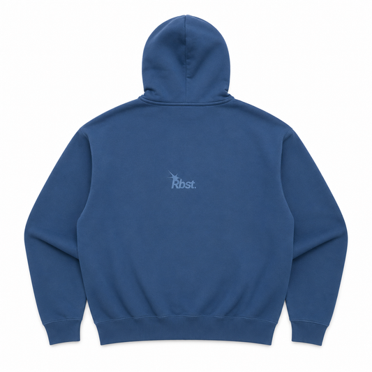 "VOID" HOODIE - BLEU