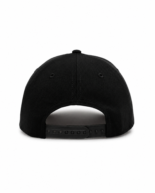 Los Angeles Dodgers 'Upside Down LA Logo' 9FORTY A-Frame Snapback - Black