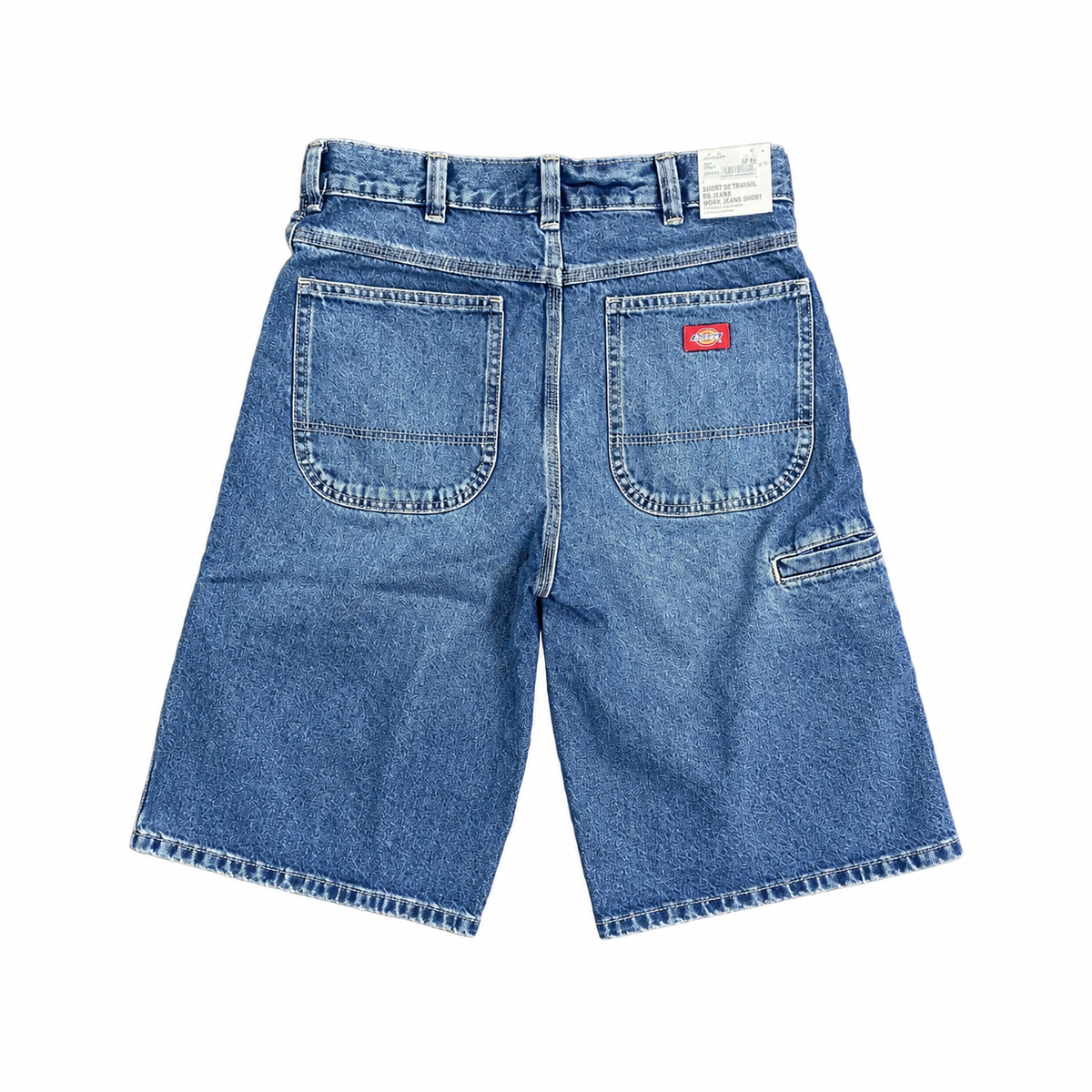 Short en jean ample 958 13-Inch - Bleu moyen délavé
