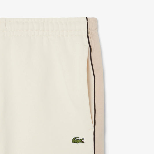 Le short blocs couleurs envers ratiné - Ivoire - Beige crème