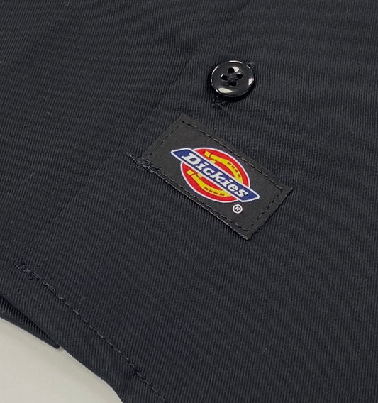 Chemise de travail à manches courtes - Noire