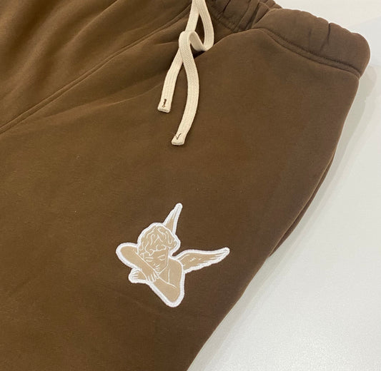 Relaxed Sweatpants Saint Logo Ski Brown/cream