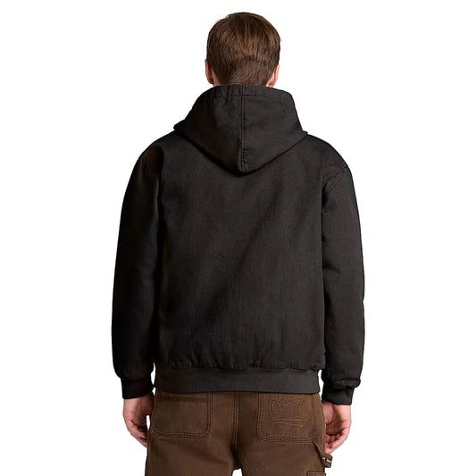 Insulated Canvas Bomber - Black