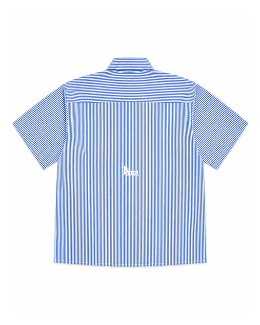 "RIVIERA" STRIPE SHIRT - BLEUE