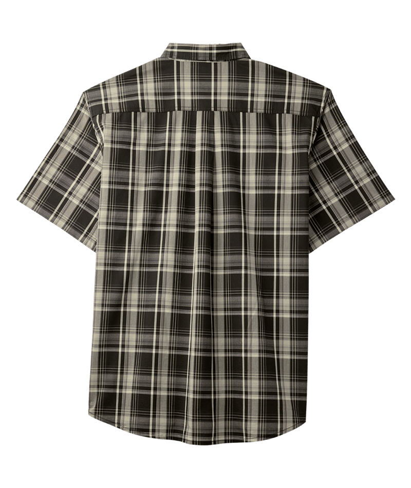 Short Sleeve Woven Shirt - BLACK
