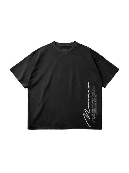 THE UNTAMED TEE - Faded Black