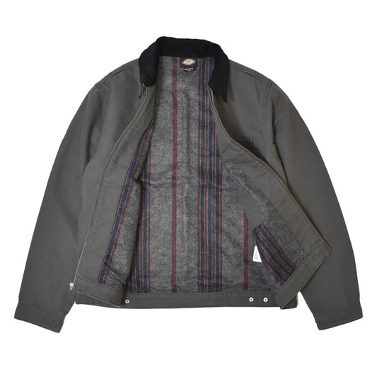 Manteau en toile Duck doublée - Gris