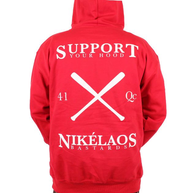 Support hoodie red – Québec Streetwear