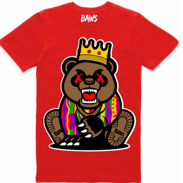 T-shirt Baws Grizzly Red