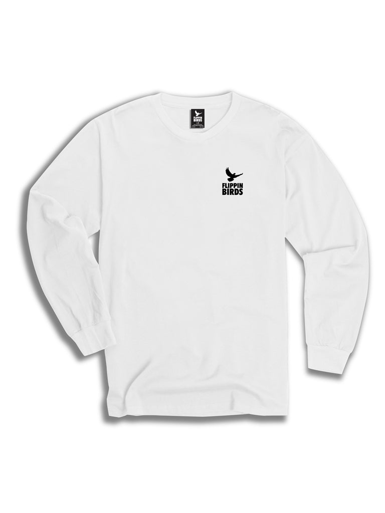 Square Longsleeves in white