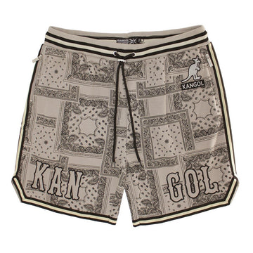 Kangol Boxed Out Paisley Shorts - Taupe