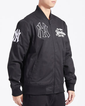 NEW YORK YANKEES PAINT THE CITY M TWILL JACKET - BLACK