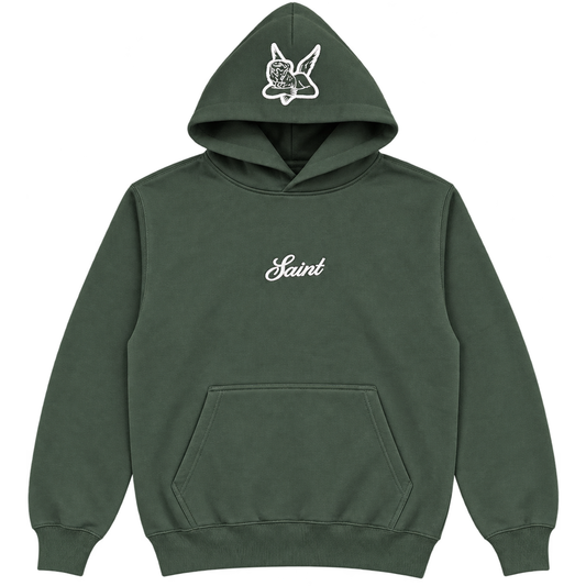 Sweat à capuche Saint Signature - Vert forêt