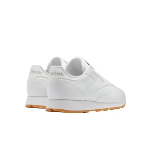 Classic leather shoes - White/Gum