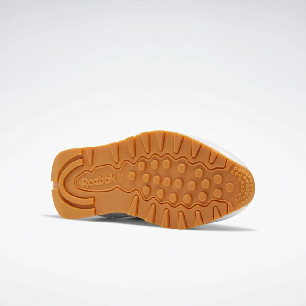 Classic leather shoes - White/Gum