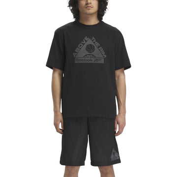 Basketball Above The Rim Graphic T-Shirt - Black