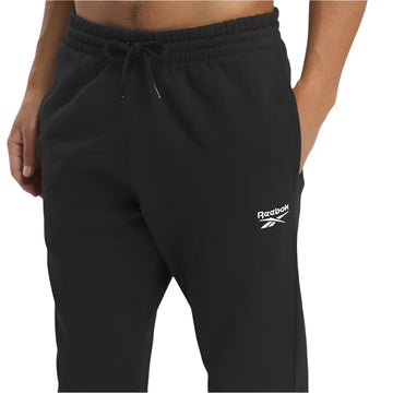 Reebok identity small logo fleece joggers - Black