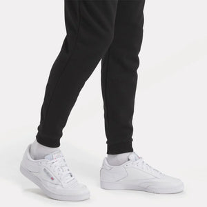 Reebok identity small logo fleece joggers - Black