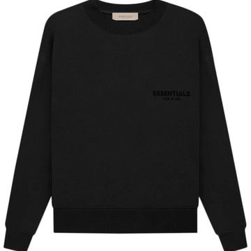 ESSENTIALS crewneck - noir/noir