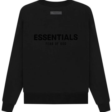 ESSENTIALS crewneck - noir/noir
