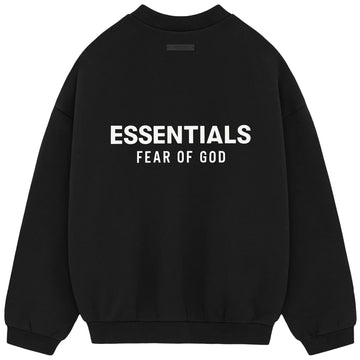 Essentials Crewneck- Noir/Blanc