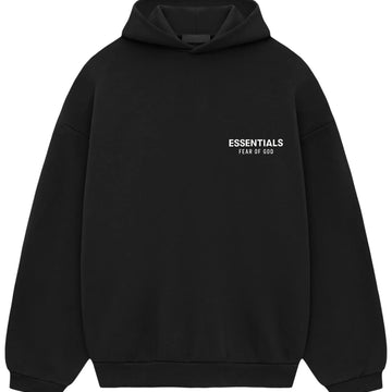 ESSENTIALS FOG HOODIE BLACK FW24