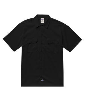 Short Sleeve Work Shirt Black