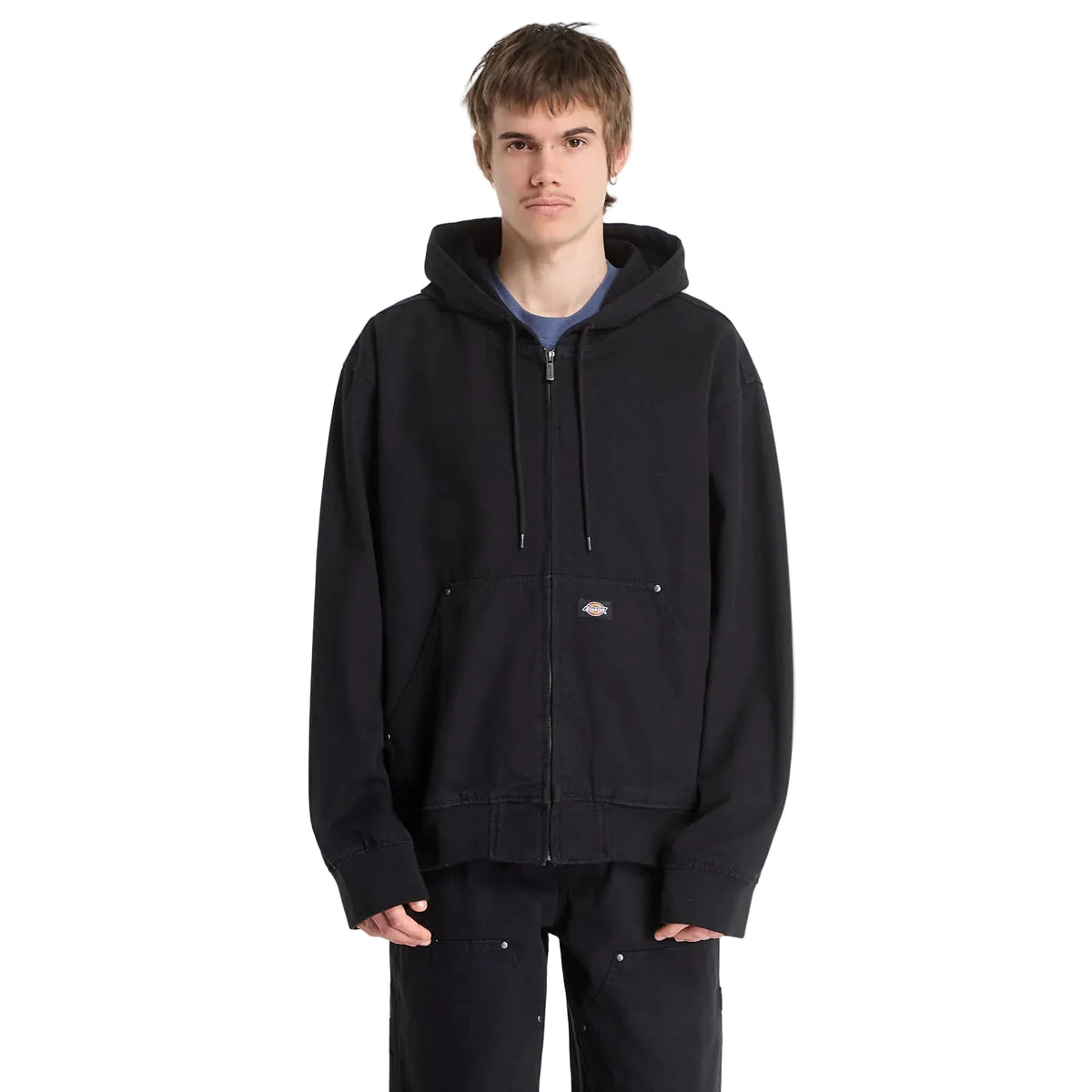 Dickies Hilham Hooded Canvas unlined Jacket -Black