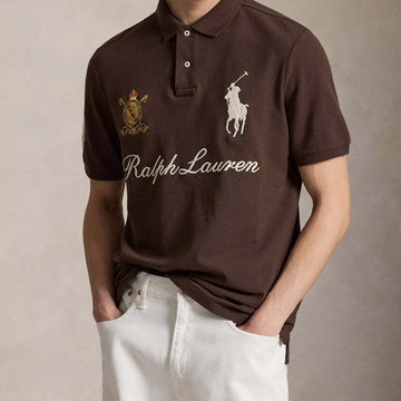 Polo 20e anniversaire Big Pony - brun foncé
