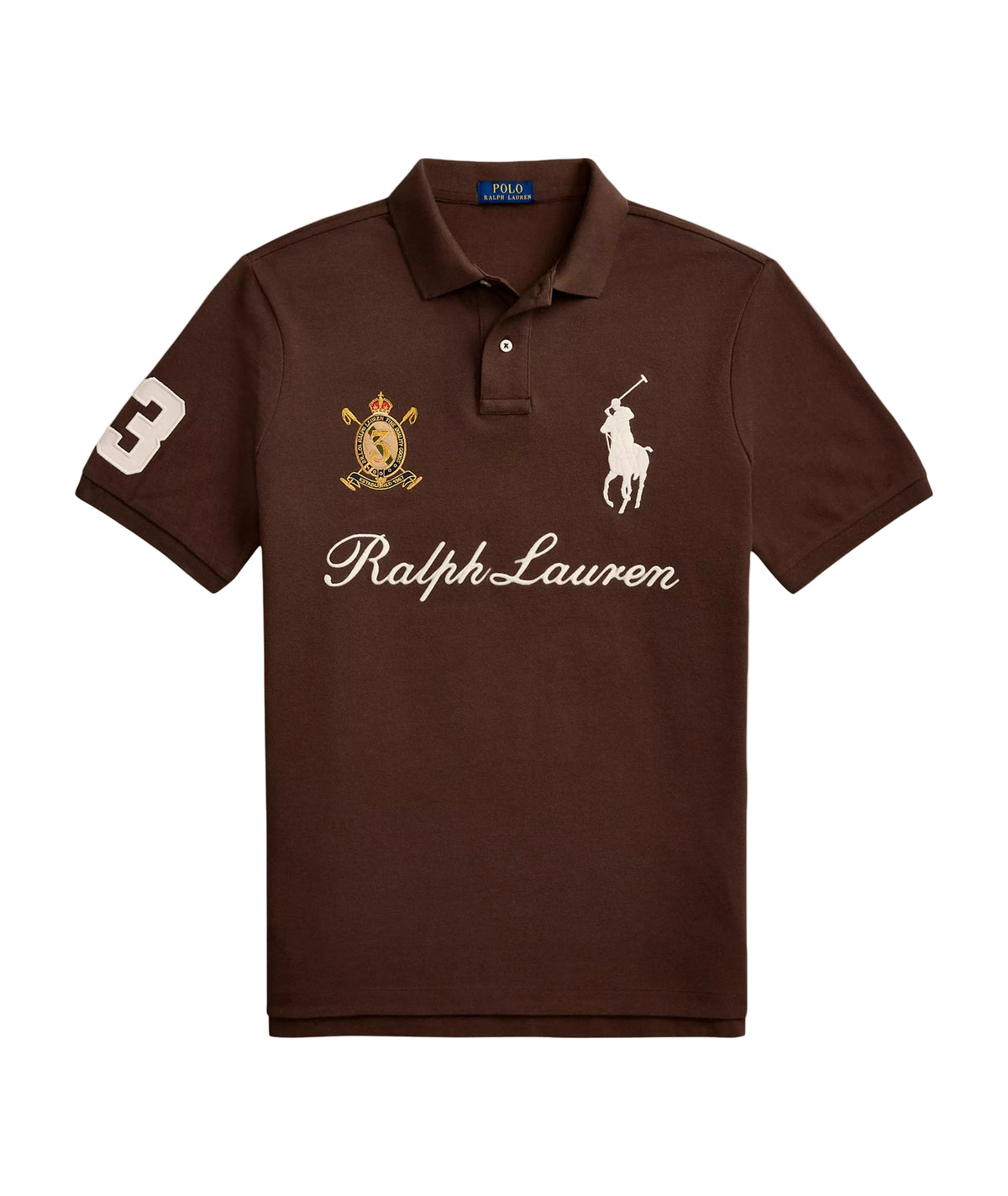 Big Pony 20th Anniversary Crest Polo - Dark Brown