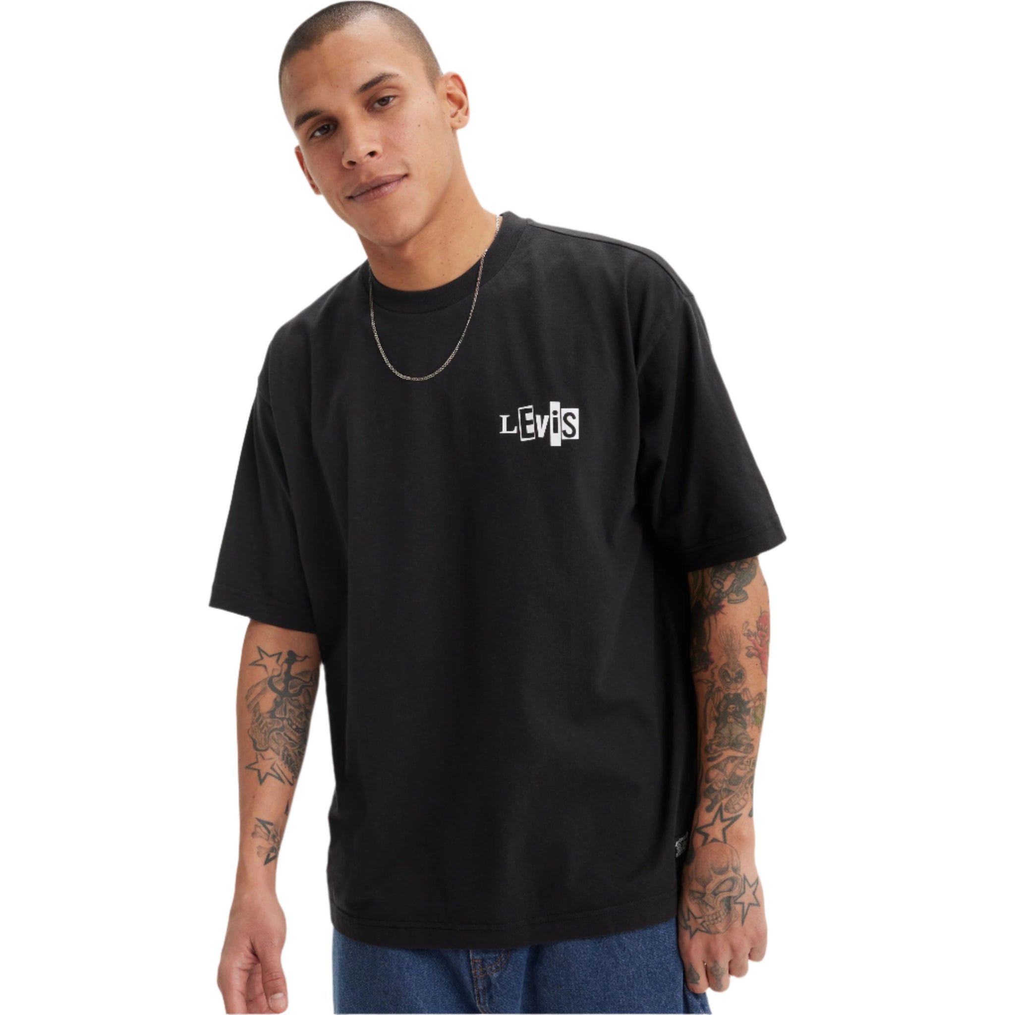 Graphic Boxy T-shirt - Core Black